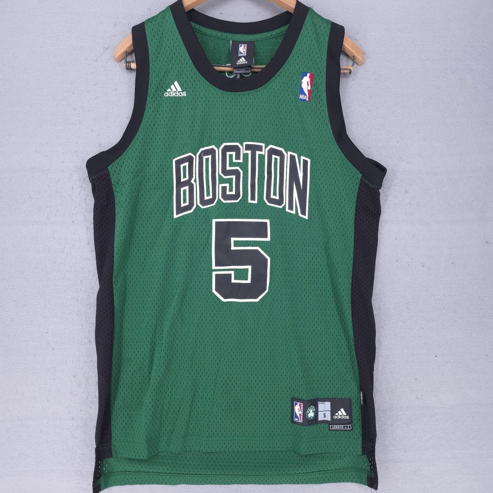 Boston Celtics Jersey Mens Small Green NBA Basketball Adidas Kevin Garnett 5